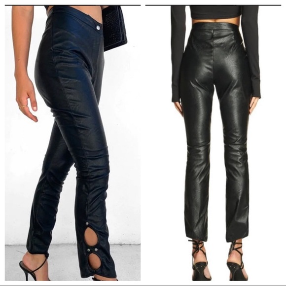 I.A.M.GIA Cirdan Faux Leather Pants - Picture 2 of 10